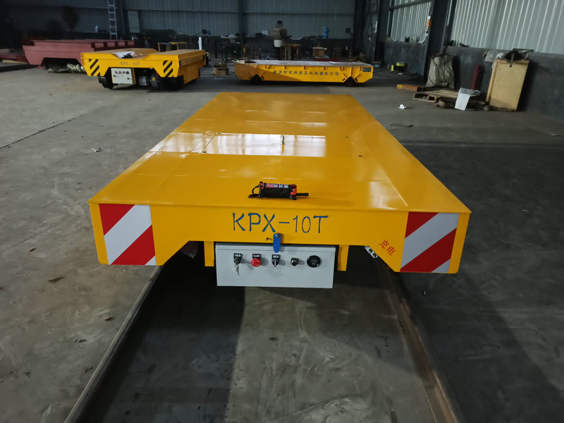 10 톤 배터리 Powered Rail Transfer Trolley