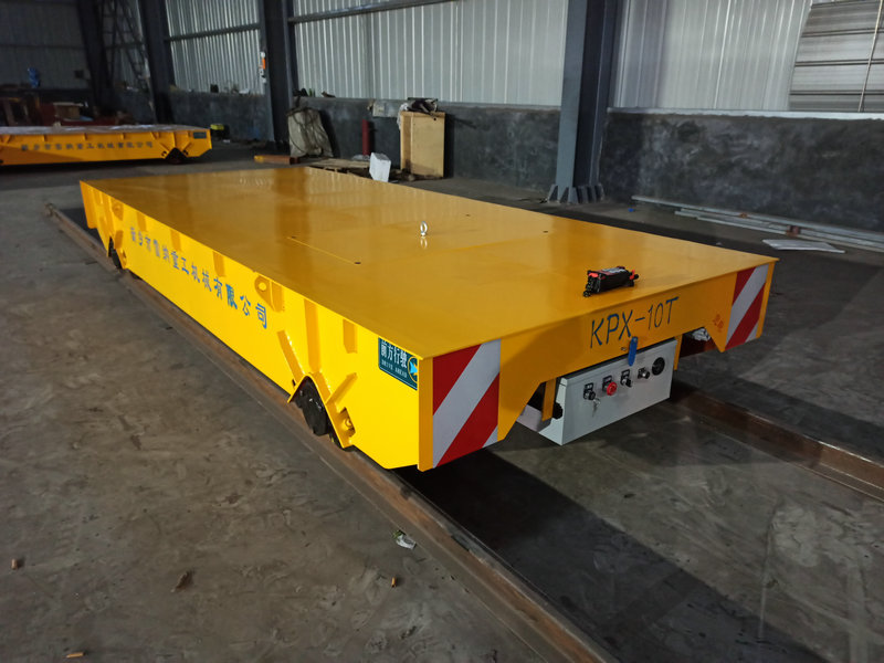 10 톤 배터리 Powered Rail Transfer Trolley