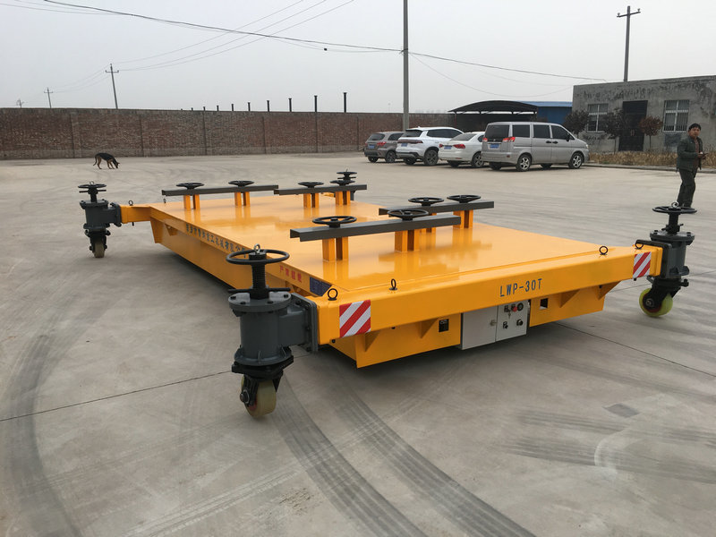 30 톤 배터리-powered transfer cart with stand