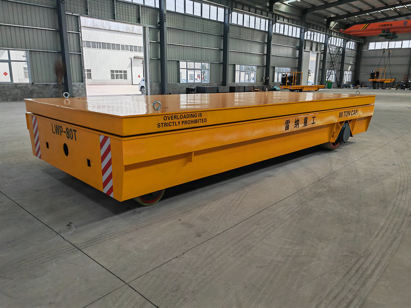 80 Tons Heavy Duty Hydraulic Lifting Trackless 카트