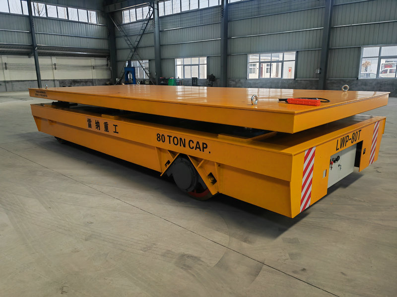 80 Tons Heavy Duty Hydraulic Lifting Trackless 카트