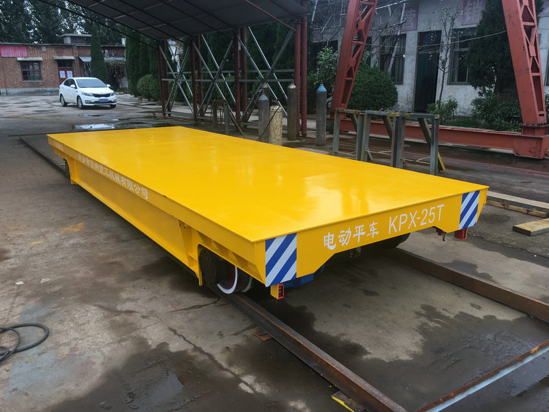 25 Tons Steel Rebar 배터리 전송 트롤리