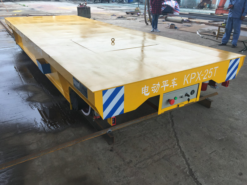 25 Tons Steel Rebar 배터리 전송 트롤리