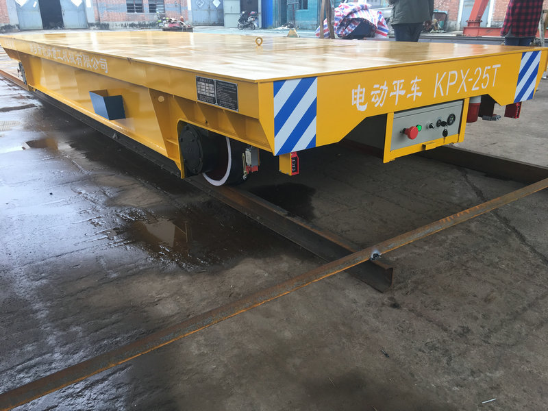 25 Tons Steel Rebar 배터리 전송 트롤리