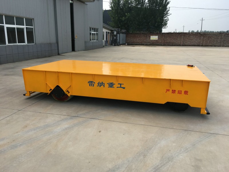 60T 전기 Trackless Transfer Wagon