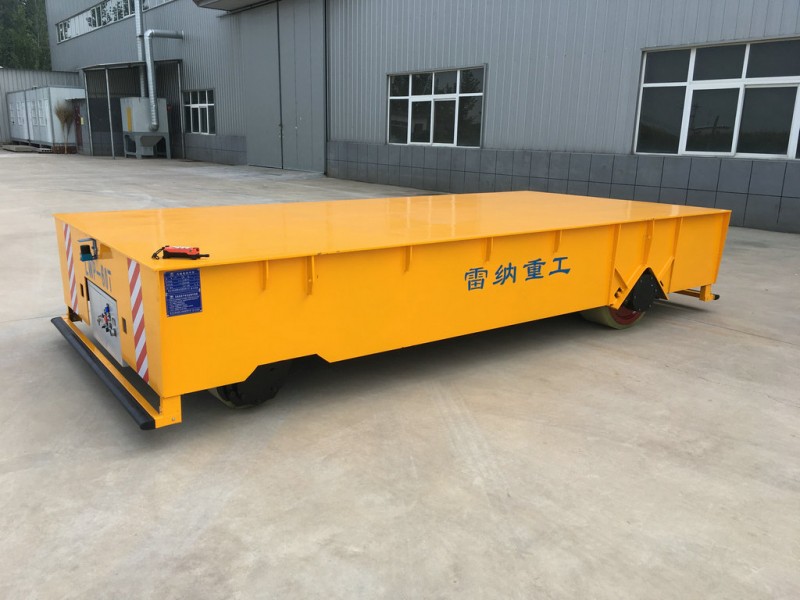 60T 전기 Trackless Transfer Wagon