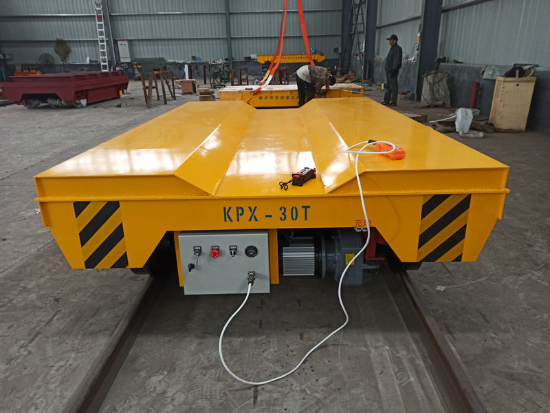 배터리 전원 30T Rail Transfer Cart for Die and Mold Handling