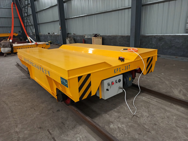 배터리 전원 30T Rail Transfer Cart for Die and Mold Handling